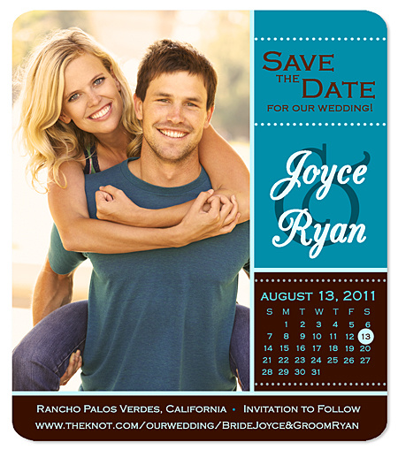 Save the Date Wedding Magnet