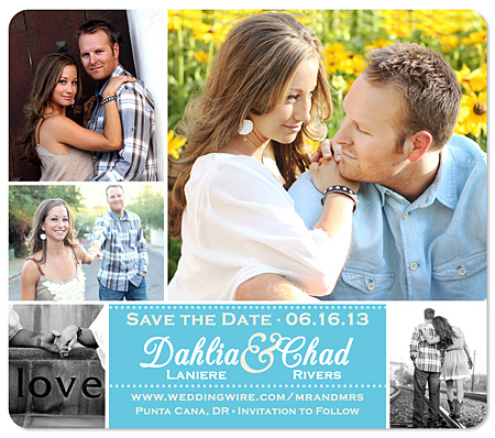 5-Photo Collage Save the Date