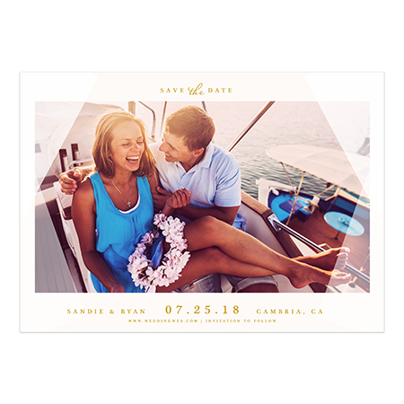 "All the Angles" Save the Date Magnet