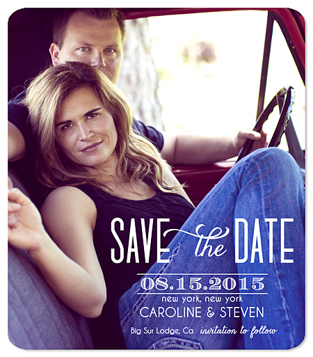 "Well-Paired" Save the Date Magnet