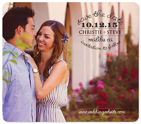 "Soft 'n Sweet" Save the Date Magnet