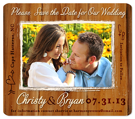 "Country Love" Save the Date Magnet