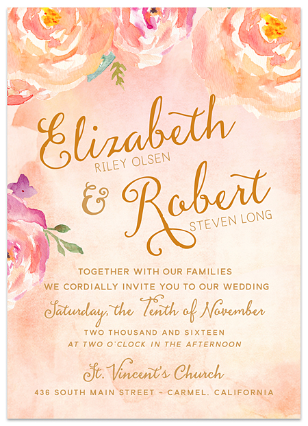 "Boho Chic" Wedding Invitations