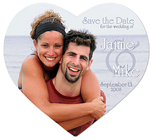 Save the Date Wedding Magnet;
